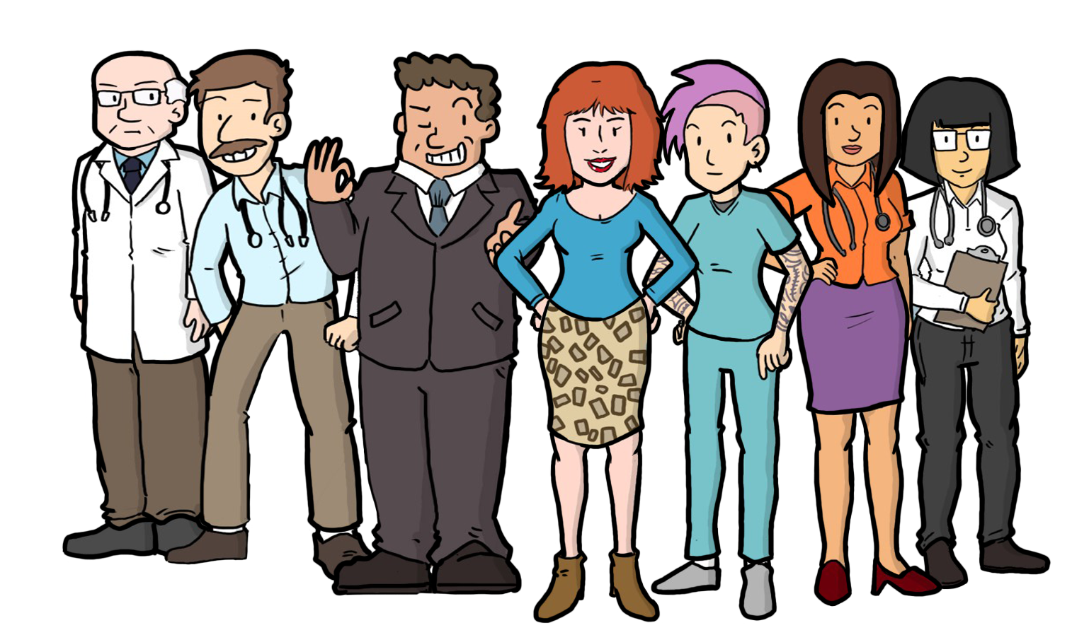 The Doc-Related cast of healthcare characters